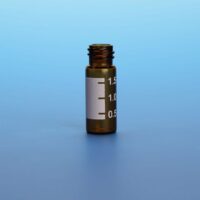 2.0mL Amber Vial, 12x32mm, with White Graduated Spot, 10-425mm Thread