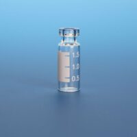 2.0mL Amber Vial, 12x32mm, with White Graduated Spot, 11mm Crimp