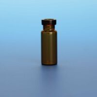 Silanized - 2.0mL LO (Large Opening) Amber Vial, 12x32mm, 11mm Crimp