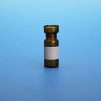 20mL Amber Flat Bottom Headspace Vial, 23x75mm, 18mm Thread