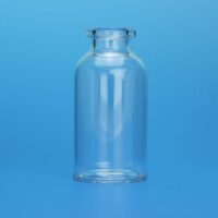 27mL Clear Headspace Vial, 30x60mm (for Shimadzu), Flat Bottom, 20mm Beveled Crimp Top