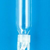 50uL Glass Big Mouth Conical Limited Volume Insert, 6x25mm, Precision-Formed Mandrel Interior, w/Bottom Spring