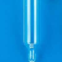 250uL Glass Conical Insert, 6x25mm, Precision-Formed Mandrel Interior, w/Glass Flange for Versa Vial