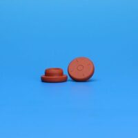 20mm Red Rubber Straight Wall Stopper