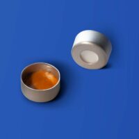 11mm Silver Aluminum Seal, 1mm Thick Polyimide/Silicone Lined for PFAS Testing