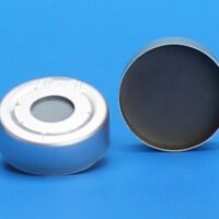 20mm Silver Pressure Release Seal, 0.131" PTFE/Molded Gray Butyl Rubber Lined
