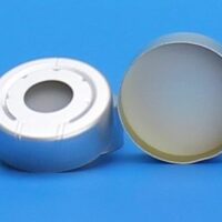 20mm Silver Pressure Release Seal, 0.100" PTFE/Silicone Lined
