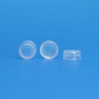 11mm Clear Snap Cap Seal with molded Septum