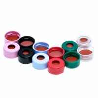 11mm Clear Snap Cap, PTFE/Butyl Rubber Lined
