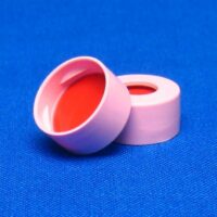 11mm Pink Snap Cap, PTFE/Butyl Rubber Lined