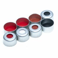 8mm Clear Snap Cap, PTFE/Silicone Lined