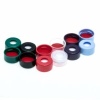 11mm Green Snap Cap, PTFE/Silicone Lined