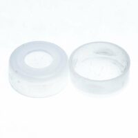 13mm Clear Snap Cap, 10mil PTFE with Starburst Lined