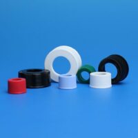 9mm R.A.M. Royal Blue, Ribbed Polypropylene Open Hole Cap