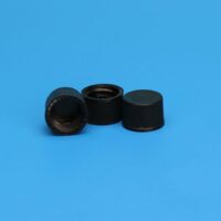 8-425mm Solid Top, Black Polypropylene Cap Unlined