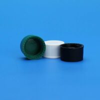 13-425mm Solid Top, Black Polypropylene Cap Unlined