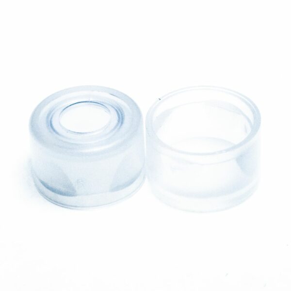 8mm Precision Fit Clear Snap Cap, 10mil PTFE Lined