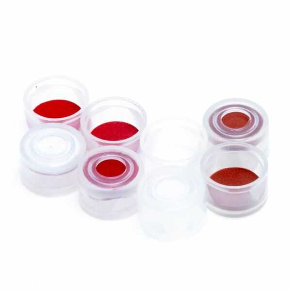 8mm Precision Fit Clear Snap Cap, PTFE/Butyl Rubber Lined