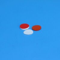 13mm x 0.040" Red PTFE/Silicone/Red PTFE Septa