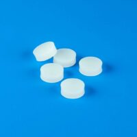 9.5mm (3/8") Diameter General Purpose Blue Silicone GC Septa, 3mm Thick, Up to 150 Injections, Max Temp 250C