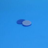 20mm x 0.125 Thick Natural PTFE/Blue Ultra Low Bleed Silicone Septa for a 20mm Aluminum Seal