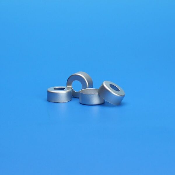 13mm Silver Aluminum Seal, No Septa - Bulk Packaging