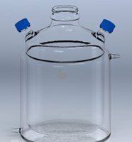 Water Jacketed Micro Carrier Spinner Flask Only, 20L