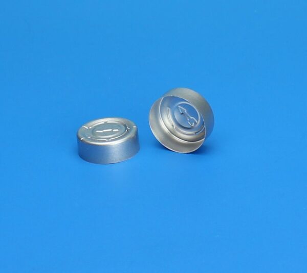 20mm Total Tear Away Silver Aluminum Seal, No Septa - Bulk Packaging