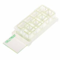 8 Chamber Cell Culture Slide, No Marking Spot, Glass, Sterile