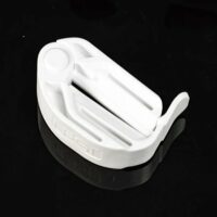 Tube Clamp, Suitable for Tubings with 3/32in(2.4 mm) Wall Thickness, Glass Reinforced White Nylon, Non-Sterile