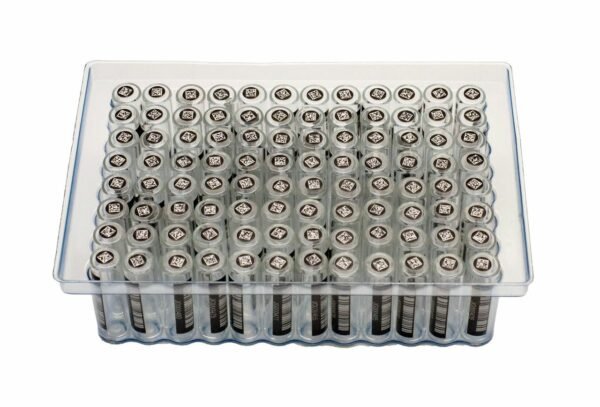 1ml Clear Glass 9x30mm vial bottom side barcode vloader SKU: 2070-08166