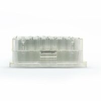 1ml Clear Glass 9x30mm vial bottom barcode plate SKU: 2070-08167