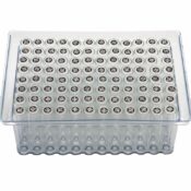 1.5ml Clear Glass 9x44mm Vial bottom barcode loader SKU: 2070-08169