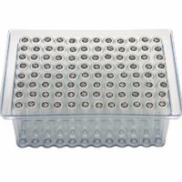 1.5ml Clear Glass 9x44mm Vial bottom barcode loader SKU: 2070-08169