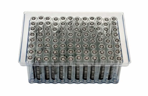 1.5ml Clear Gls 9x44mm vial bottom side barcode vloader SKU: 2070-08170