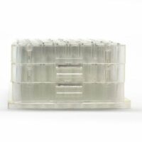 1.5ml Clear Glass 9x44mm vial bottom barcode plate SKU: 2070-08171