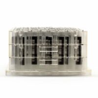 1.5ml Clear Glass 9x44mm vial bottom side barcode plate SKU: 2070-08172