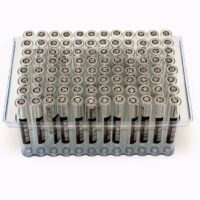 2ml Clear Glass 9x50mm vial bottom side barcode vloader SKU: 2070-08174