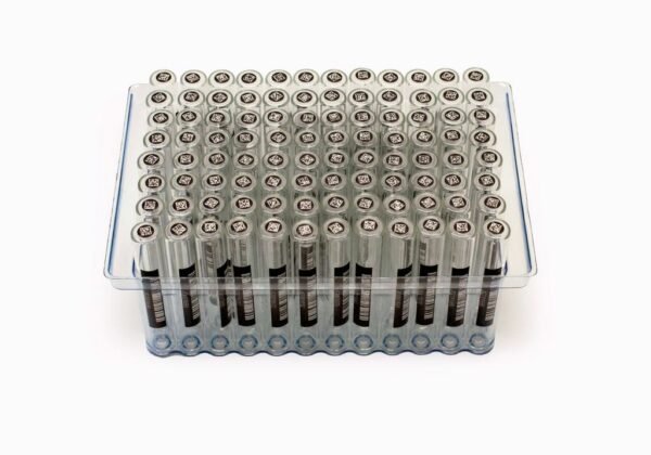 2ml Clear Glass 9x50mm vial bottom side barcode vloader SKU: 2070-08174