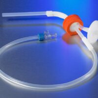 Disposable GL45 Aseptic Transfer Cap for 1L Plastic Spinner Flask