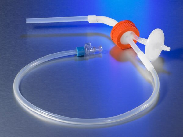 Disposable GL45 Aseptic Transfer Cap for 3L Plastic Spinner Flask