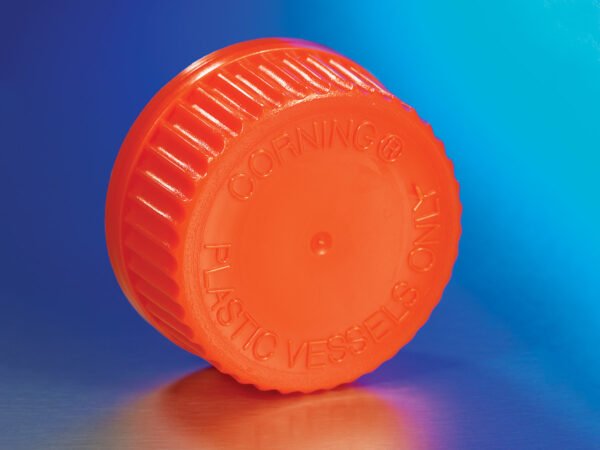 Polyethylene GL45 Solid Cap for  Disposable Spinner Flasks, Sterile ,1/bag,4/case