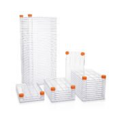 CellSTACK, 5-layer Polystyrene vessel with Universal Caps and vented overcaps