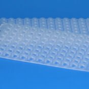 96 Round Well (7mm Diameter Plug) Clear Sealing Mat with Premium Silicone