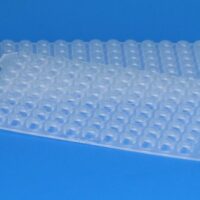 96 Round Well (7mm Diameter Plug) Clear Sealing Mat with Premium Silicone