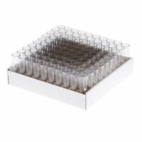 Drosophila Vial, Wide Opening, Polystyrene, Tray, Non-sterile