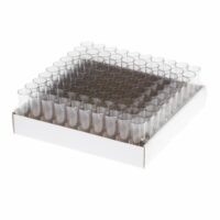 Drosophila Vial, Narrow Opening, Polystyrene, Tray, Non-sterile
