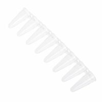 TUBE ONLY, PCR 8-Strip Tubes, 0.1mL, Clear, Non-sterile