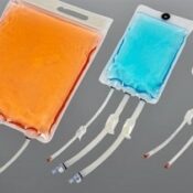 2-Port Liquid Single-use Bags, 100mL