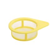 500mL Tube Cell Strainer, 100um, Yellow, Individually Wrapped, Sterile